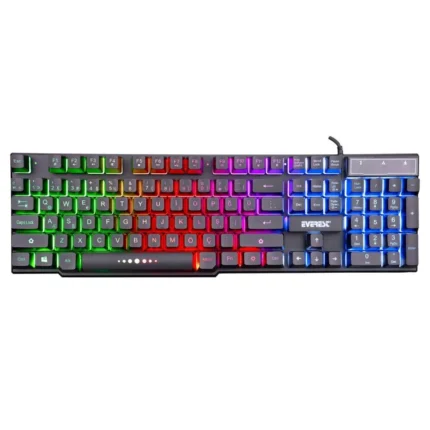 Everest KB-X88 BLAST Siyah USB RGB Işıklı Q Klavye – Oyuncular İçin